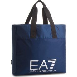 Torebka EA7 EMPORIO ARMANI - 275661 CC731 02836 Dark Blue. Niebieskie torebki klasyczne damskie marki EA7 Emporio Armani, z materiału, duże. Za 299,00 zł.