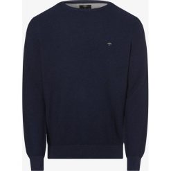 Fynch-Hatton - Sweter męski, niebieski. Niebieskie swetry męskie Fynch-Hatton, xxl, bez wzorów, z bawełny, eleganckie, bez kołnierzyka, bez kaptura. Za 349,95 zł.