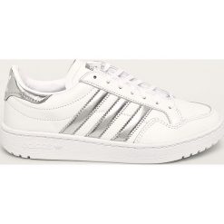 Adidas Originals - Buty Team Court W. Białe buty sportowe damskie adidas Originals, bez wzorów, ze skóry, sportowe. Za 329,90 zł.