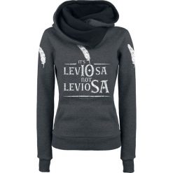 Harry Potter Leviosa Bluza z kapturem damska odcienie ciemnoszarego. Szare bluzy damskie z kapturem marki Harry Potter, l. Za 184,90 zł.