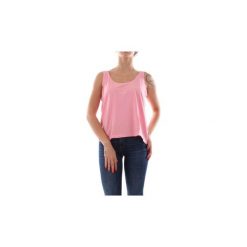 Topy na ramiączkach / T-shirty bez rękawów Bomboogie TW5872 T JSOD. Różowe bluzki damskie Bomboogie, bez wzorów, bez kołnierzyka. Za 103,76 zł.