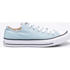 Converse - Tenisówki. Niebieskie trampki i tenisówki damskie marki Converse, z materiału, na sznurówki. Za 289,90 zł.