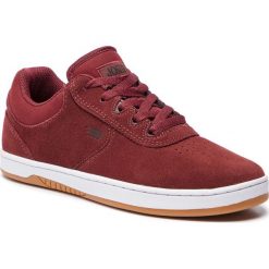 Sneakersy ETNIES - Joslin 4101000484 Burgundy 602. Czerwone sneakersy męskie Etnies, na co dzień, bez wzorów, ze skóry, bez zapięcia. Za 339,00 zł.