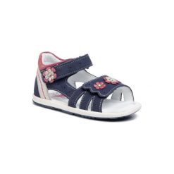 LASOCKI KIDS CI12-2973-02 Granatowy. Niebieskie sandały dziewczęce Lasocki Kids, ze skóry, bez zapięcia. Za 99,99 zł.