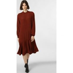 Minimum - Sukienka damska – Mandala, czarny. Czarne sukienki damskie Minimum, bez wzorów, eleganckie, ze stójką, bez rękawów. Za 399,95 zł.