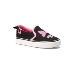 MICKEY&FRIENDS CP40-06DSTC. Czarne trampki dziewczęce z materiału. Za 59,99 zł.