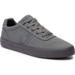Tenisówki POLO RALPH LAUREN - Hanford 816764498003 Mon Grey. Szare półbuty męskie Polo Ralph Lauren, bez wzorów, z zamszu, bez zapięcia. Za 359,00 zł.