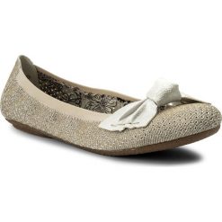 Baleriny RIEKER - 41497-90 Metallic. Czarne baleriny damskie marki Rieker, z materiału. W wyprzedaży za 169,00 zł.