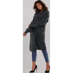 Czarny Kardigan Carob. Czarne swetry damskie Renee, z dzianiny. Za 169,99 zł.