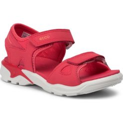 Sandały ECCO - Biom Raft 70064200206 Teaberry. Różowe sandały dziewczęce ecco, ze skóry ekologicznej, bez zapięcia. W wyprzedaży za 229,00 zł.
