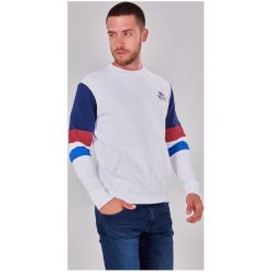 Jimmy Sanders Bluza Męska Xl Biała. Białe bluzy męskie Jimmy Sanders, xl, bez wzorów, eleganckie, bez kołnierzyka, bez rękawów, bez kaptura. Za 139,00 zł.