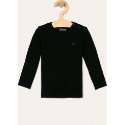 Tommy Hilfiger - Longsleeve dziecięcy 74-176 cm. Białe t-shirty chłopięce TOMMY HILFIGER, bez wzorów, z bawełny, z długim rękawem. Za 99,90 zł.