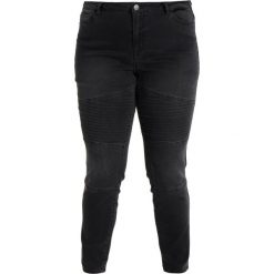 Boyfriendy damskie: Junarose JRFIVE BIKER Jeansy Slim Fit dark grey denim