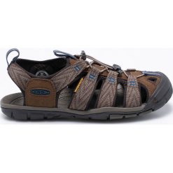 Keen - Sandały Clearwater CNX. Żółte kapcie męskie marki Keen, z materiału. W wyprzedaży za 229,90 zł.