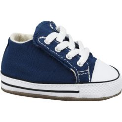 Converse Chuck Taylor All Star Cribster 865158C buty sportowe, trampki uniseks granatowe 20. Pomarańczowe buciki niemowlęce Converse, z tkaniny, bez zapięcia. W wyprzedaży za 109,99 zł.