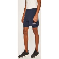 Tommy Sport - Szorty. Niebieskie spodenki sportowe męskie Tommy Sport, s, bez wzorów, z elastanu, sportowe. W wyprzedaży za 219,90 zł.
