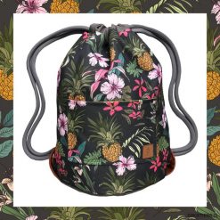 PINEAPPLES & GREEN dwustronny plecak SACK IT!. Zielone plecaki męskie marki Pakamera. Za 165,00 zł.