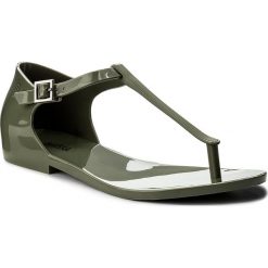 Sandały MELISSA - Honey III Ad 32308 Green 01457. Zielone klapki damskie marki Melissa, bez wzorów, z tworzywa sztucznego, bez obcasa, na obcasie. W wyprzedaży za 169,00 zł.