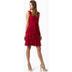 Swing - Elegancka sukienka damska, czerwony. Czerwone sukienki damskie Swing, bez wzorów, z dżerseju, eleganckie, bez kołnierzyka, bez rękawów. Za 449,95 zł.