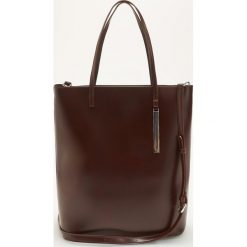 Torba typu shopper - Brązowy. Pomarańczowe torby damskie na zakupy Reserved, bez wzorów, bez dodatków. Za 129,99 zł.