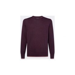 Swetry Tommy Hilfiger MW0MW11671 MOULINE CREW. Czerwone swetry męskie TOMMY HILFIGER, s, bez wzorów, bez kołnierzyka, bez kaptura. Za 407,22 zł.