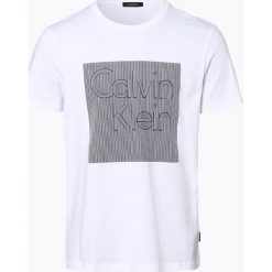 T-shirty męskie z nadrukiem: Calvin Klein - T-shirt męski, czarny