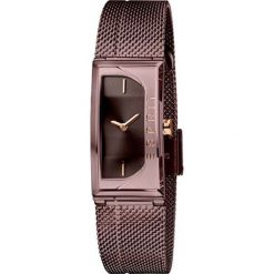 Esprit Houston Lux Brown ES1L015M0045. Brązowe zegarki damskie Esprit, srebrne. W wyprzedaży za 341,00 zł.
