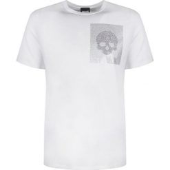 Just Cavalli T-shirt. T-shirty męskie Roberto Cavalli, z aplikacjami, z bawełny, z okrągłym kołnierzem. Za 329,00 zł.
