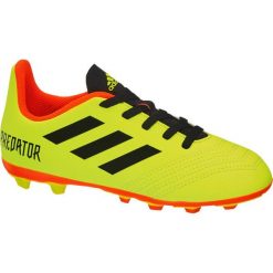 Buciki niemowlęce chłopięce: piłkarskie buty dziecięce adidas Predator 18.4 FxG adidas żółte