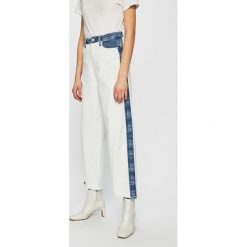 Pepe Jeans - Jeansy Edie Mix Culotte. Białe jeansy damskie Pepe Jeans, s, z podwyższonym stanem. W wyprzedaży za 269,90 zł.