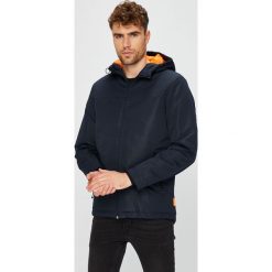Jack & Jones - Kurtka. Niebieskie płaszcze męskie Jack & Jones, m, bez wzorów, z poliesteru, krótkie, z kapturem. W wyprzedaży za 149,90 zł.