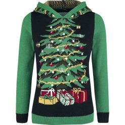 Swetry klasyczne damskie: Ugly Christmas Sweater Weihnachtsbaum Sweter z dzianiny wielokolorowy