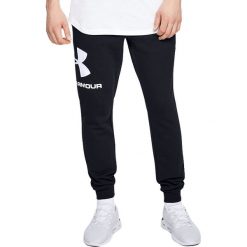 Under Armour Rival Fleece Sportstyle Logo Jogger Pants 1345627-001. Czarne spodnie męskie xl, z bawełny. W wyprzedaży za 179,99 zł.