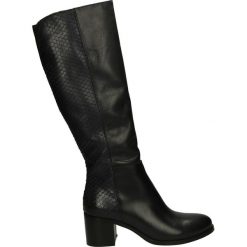 Kozaki - 314-8060 T BL. Czarne buty zimowe damskie marki Venezia, ze skóry. Za 289,00 zł.