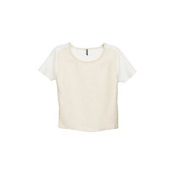 T-shirty z krótkim rękawem Naf Naf OMATHILDE. Białe t-shirty damskie NAF NAF, l, bez wzorów, bez kołnierzyka. W wyprzedaży za 119,40 zł.