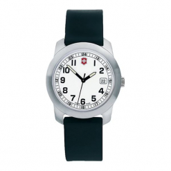 Zegarek "26001-CB" w kolorze srebrnym. Szare zegarki damskie marki Victorinox, srebrne. W wyprzedaży za 359,95 zł.