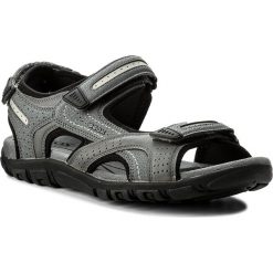 Sandały GEOX - U S.Strada D U8224D 0BC50 C9014 Stone/Lt Grey. Szare klapki męskie Geox, bez wzorów, ze skóry ekologicznej. Za 299,00 zł.