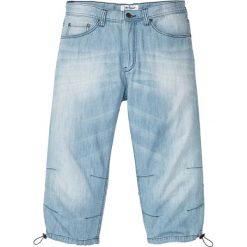 Dżinsy 3/4 z letniego denimu Regular Fit bonprix niebieski "bleached”. Niebieskie jeansy męskie bonprix, na lato, m, bez wzorów. Za 99,99 zł.