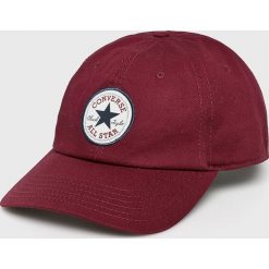 Converse - Czapka. Brązowe czapki z daszkiem damskie Converse, z bawełny. W wyprzedaży za 69,90 zł.