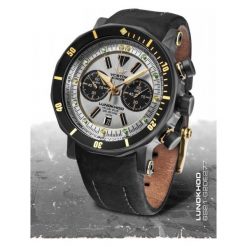 Zegarki męskie: Zegarek męski Vostok Europe Lunokhod 2 Grand Chrono 6S21-620E277