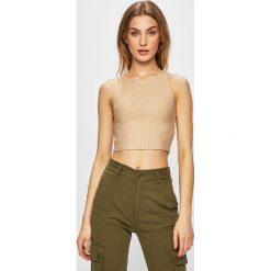 Tally Weijl - Top. Bluzki damskie TALLY WEIJL, s, bez wzorów, z elastanu, z okrągłym kołnierzem. W wyprzedaży za 29,90 zł.