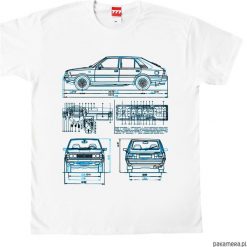 Koszulka POLONEZ FSO tshirt. Szare koszulki męskie Pakamera, m, bez wzorów, bez kołnierzyka, bez rękawów. Za 77,00 zł.