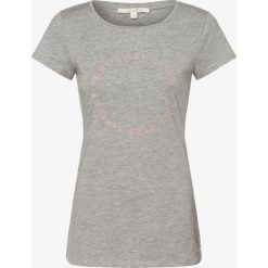 Tom Tailor Denim - T-shirt damski, szary. Szare t-shirty damskie TOM TAILOR DENIM, m, z nadrukiem, z denimu, bez kołnierzyka. Za 19,95 zł.