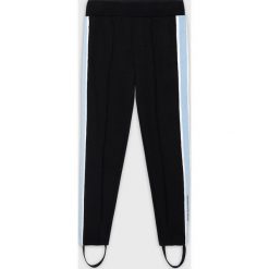 Calvin Klein Jeans - Spodnie dziecięce 116-176 cm. Czarne spodnie dziewczęce Calvin Klein Jeans, m, bez wzorów, z elastanu, casualowe. W wyprzedaży za 279,90 zł.
