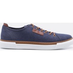 Camel Active - Buty. Niebieskie buty sportowe męskie Camel Active, ze skóry, na sznurówki. W wyprzedaży za 299,90 zł.