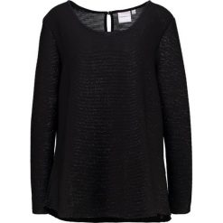 Bluzki asymetryczne: Junarose JRRIX 3/4 SL BLOUSE S Bluzka z długim rękawem black beauty