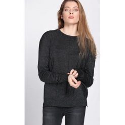 Czarny Sweter Demanding. Czarne bez kategorii Born2be, s, z dzianiny, z okrągłym kołnierzem. Za 44,99 zł.