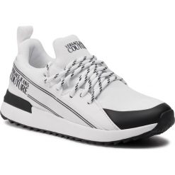 Sneakersy VERSACE JEANS COUTURE - E0VZASG1 80041 003. Białe półbuty damskie Versace Jeans Couture, z jeansu. Za 629,00 zł.