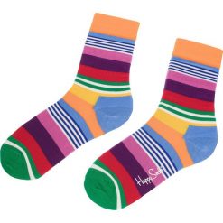 Skarpety Wysokie Unisex HAPPY SOCKS - MST01-3000 Kolorowy. Szare skarpetki damskie marki Happy Socks, w kolorowe wzory, z elastanu. Za 34,90 zł.