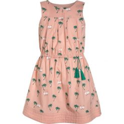 Sukienki dziewczęce: La Queue du Chat PALM TREE GIRL DRESS Sukienka letnia vintage pink